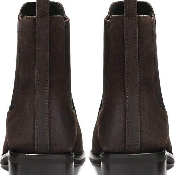Thursday Boot Company Duchess Women’s Chelsea Boot Size 7 Dark Brown Suede - Picture 5 of 9